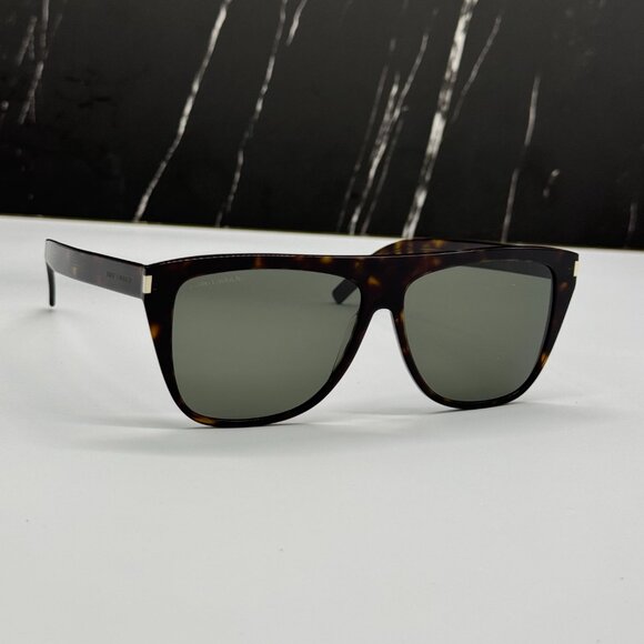 NEW SAINT LAURENT SL1 SLIM 002 UNISEX MASK SUNGLASSES SAINT LAURENT SL 1 SLIM - Picture 1 of 10